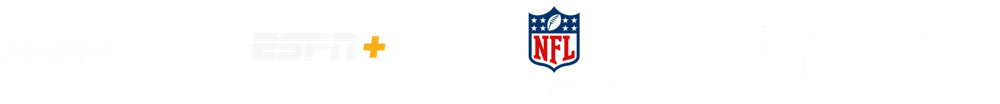 ESPN, ESPN2, ESPN+, ABC, NFL Network, Disney+, NFL+, ESPN Deportes